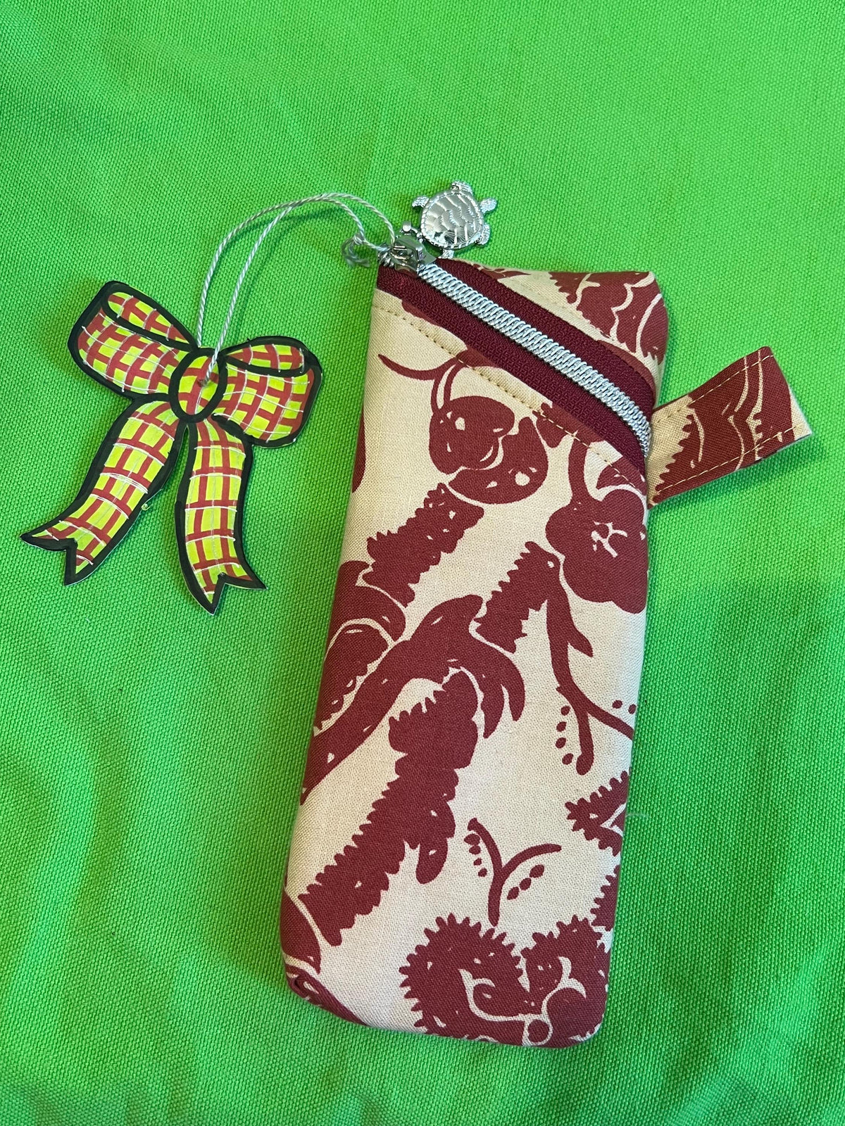 Upcycled Liberty London Minzah Glasses Case | Vintage Textile Pouch, Bag Organizer